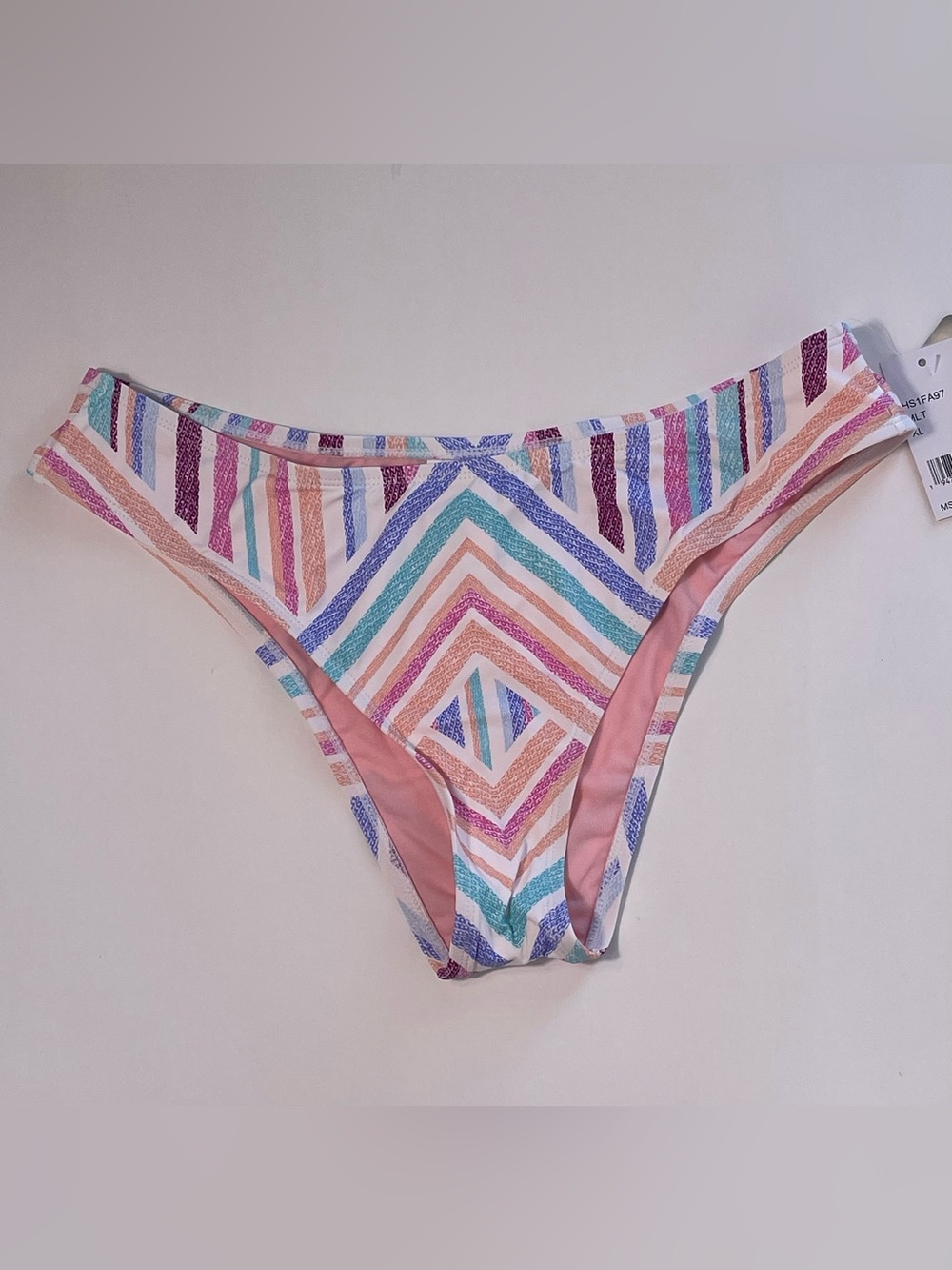 Hobie Women’s Multicolor Striped Bikini Bottom - Multicolored Size XL NWT